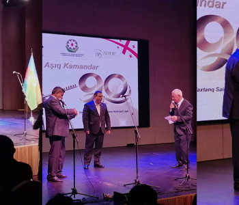 Ruslan Hacıyev, Mahmud Kamaloğlu və Aşıq Novruz Məmmədov Aşıq Kamandar medalı ilə təltif olundular