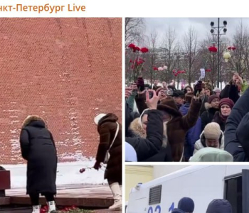 Moskvada rus hərbçilərinin həyat yoldaşlarının etiraz aksiyası zamanı onlarla insan saxlanılıb
